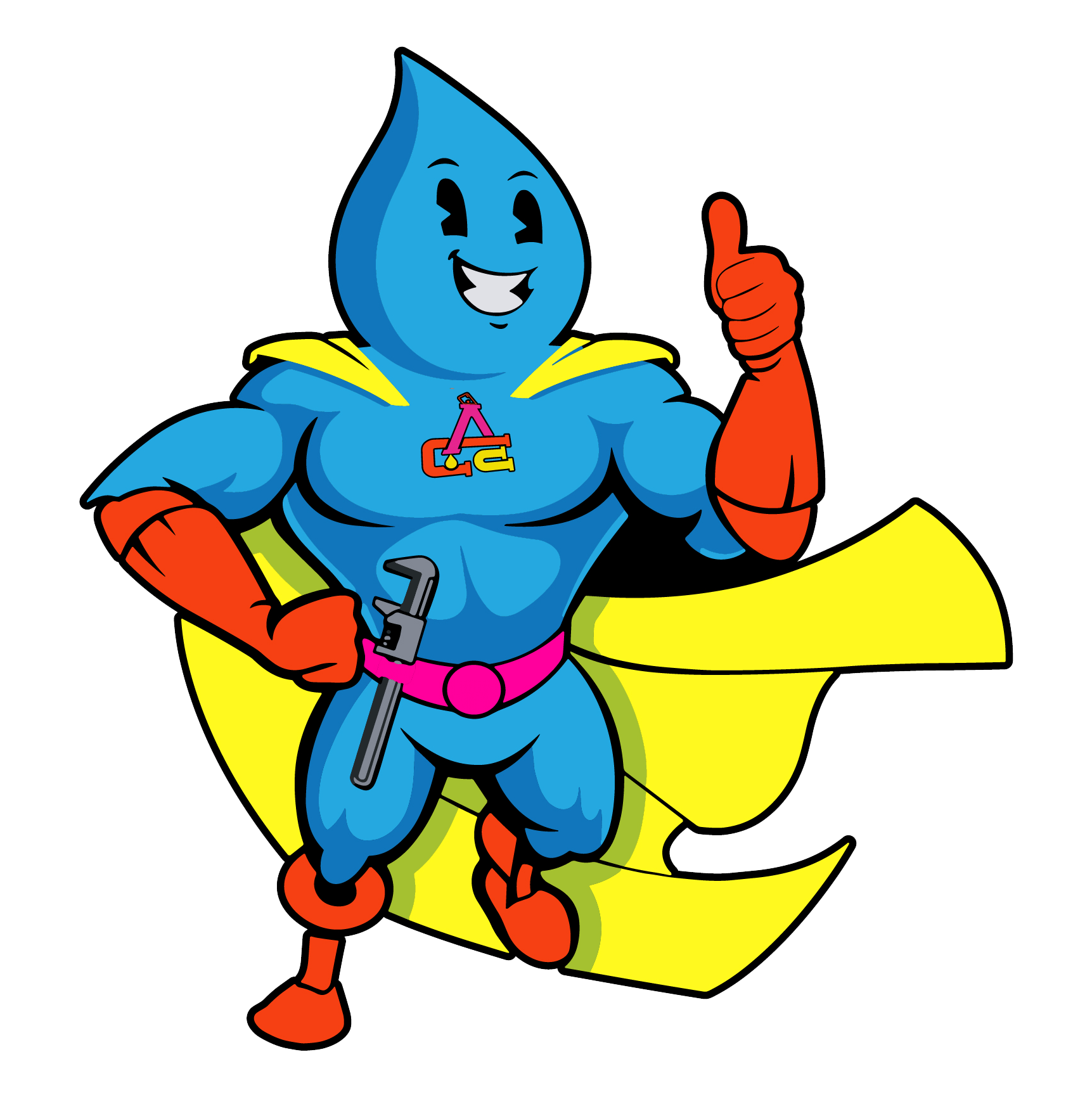 action craft experts plumbing super hero's