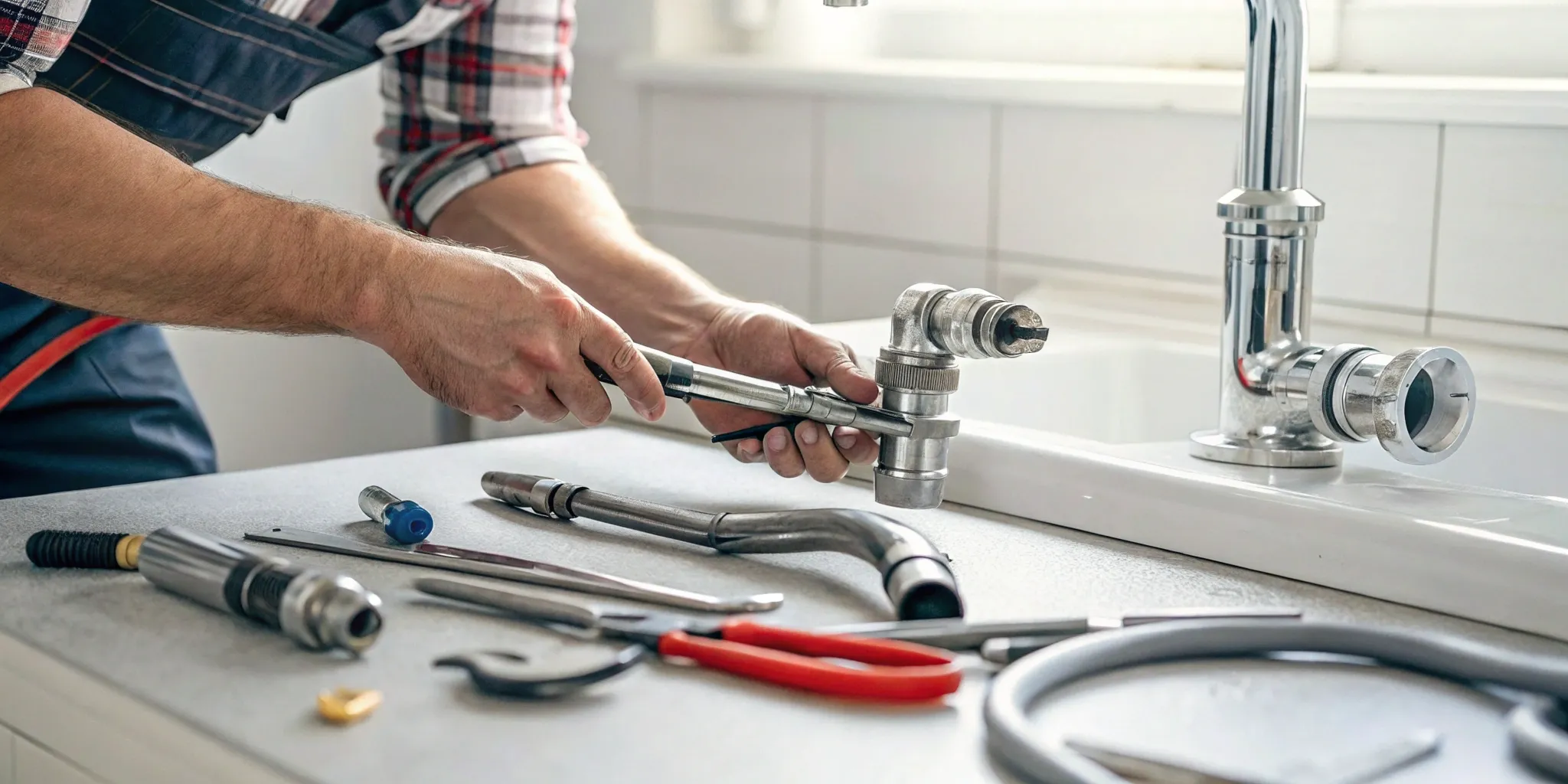 Plumber providing sewer line repair and replacement services.