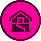 Basement leak repair service icon.