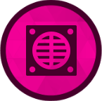 Vent cover icon representing plumbing fixtures.