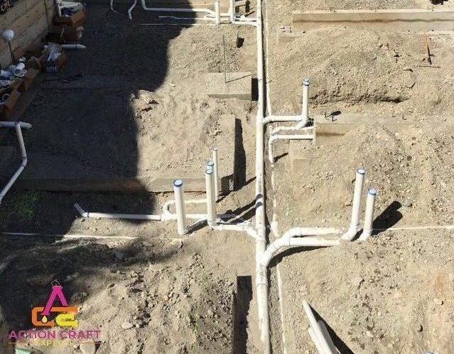 New construction plumbing for rental and commercial apartment buildings by Action Craft Experts.