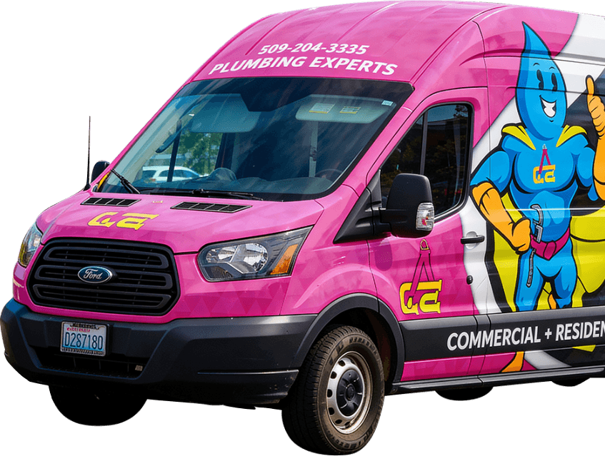 Action Craft Experts plumbing service van.